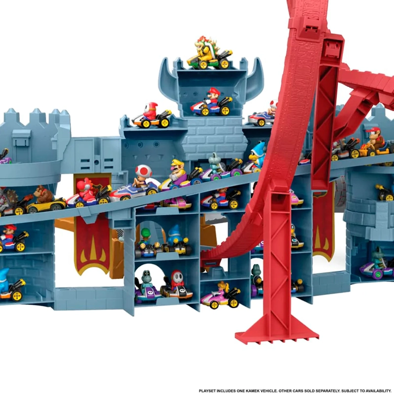 HOT WHEELS MARIO KART PISTA DE JUGUETE CASTILLO BOWSER - 6