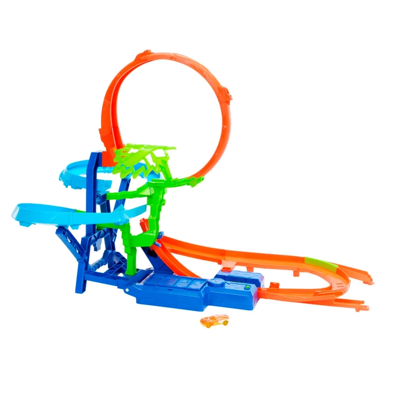 HOT WHEELS STUNT TRACKS PISTA DE JUGUETE MULTI-CHOQUE AÉREO - 3