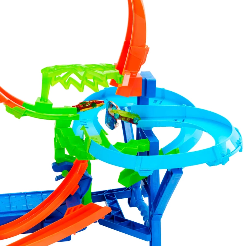 HOT WHEELS STUNT TRACKS PISTA DE JUGUETE MULTI-CHOQUE AÉREO - 5