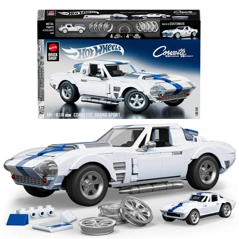 MATTEL BRICK SHOP HOT WHEELS JUGUETE DE CONSTRUCCIÓN ELITE '63
