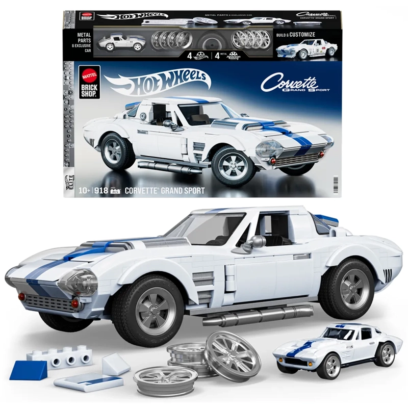 MATTEL BRICK SHOP HOT WHEELS JUGUETE DE CONSTRUCCIÓN ELITE '63
