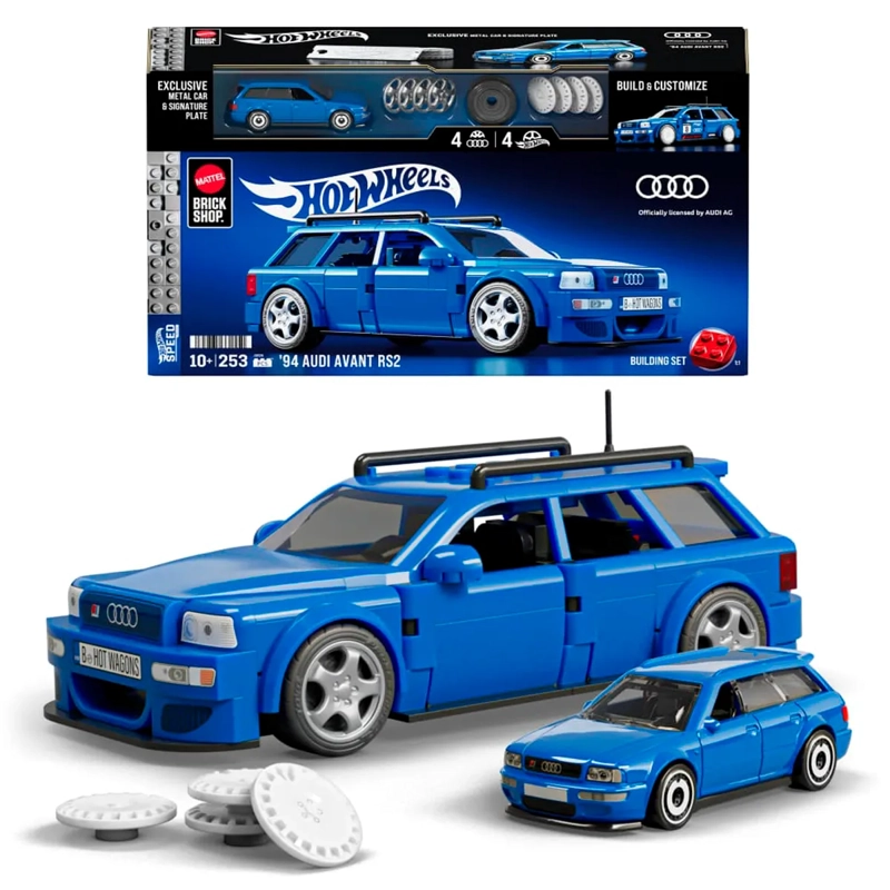 MATTEL BRICK SHOP JUGUETE DE CONSTRUCCIÓN MATTEL BRICK SHOP HOT WHEELS SPEED '94 AUDI AVANT RS2 - 1