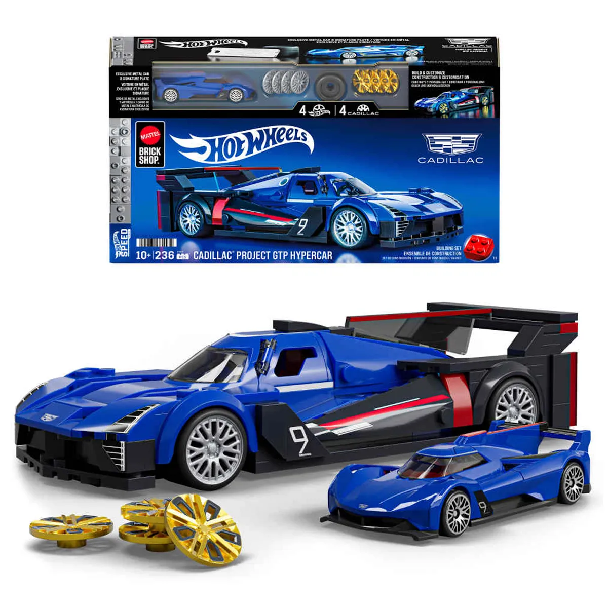 MATTEL BRICK SHOP HOT WHEELS SPEED CADILLAC PROJECT GTP