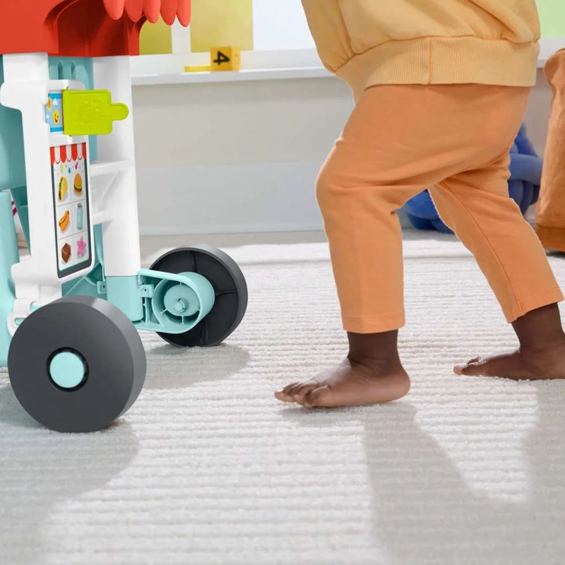 FISHER-PRICE RÍE Y APRENDE ANDADERA PARA BEBÉS CARRO SNACKS 4 EN 1 - 4