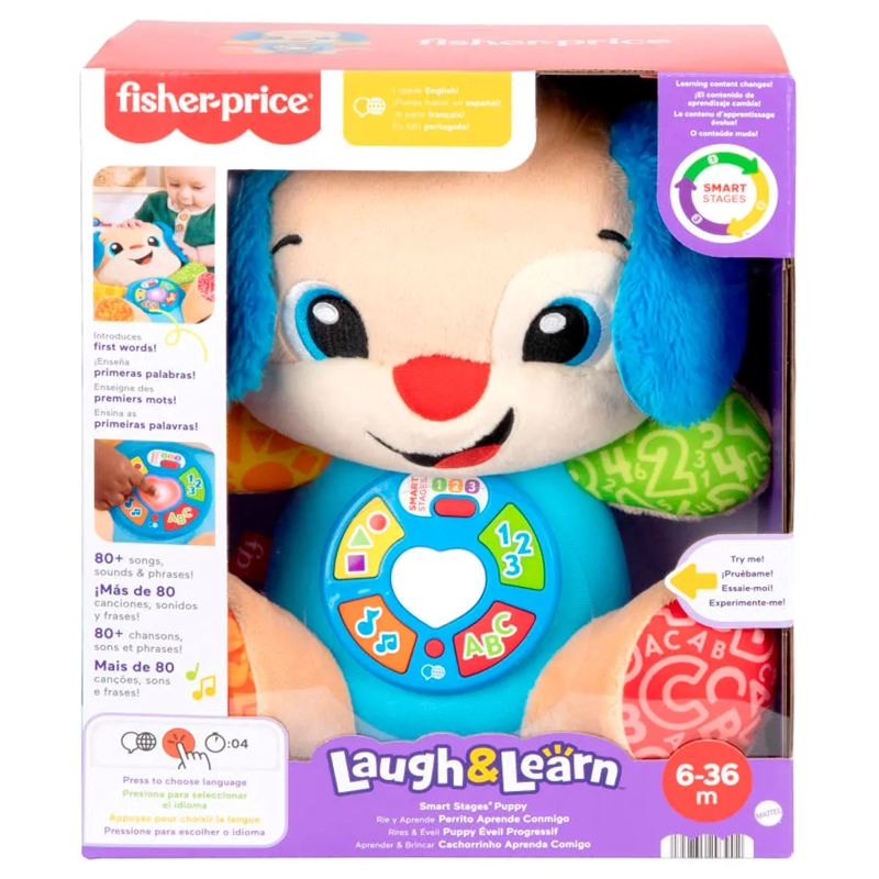 JUGUETE FISHER PRICE FISHER-PRICE RÍE Y APRENDE PERRITO APRENDE CONMIGO - 8