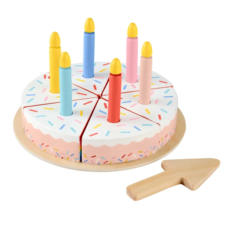 FISHER-PRICE JUGUETE PARA BEBÉS PASTEL DE CUMPLEAÑOS DE MADERA - 3