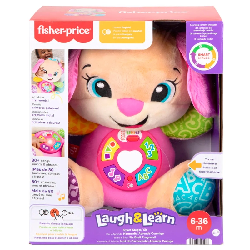 JUGUETE FISHER PRICE FISHER-PRICE RÍE Y APRENDE HERMANITA APRENDE CONMIGO - 7