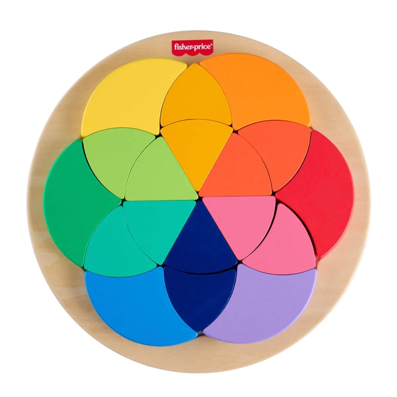 FISHER-PRICE JUGUETE PARA BEBÉS ROMPECABEZAS COLORIDO DE MADERA - 1