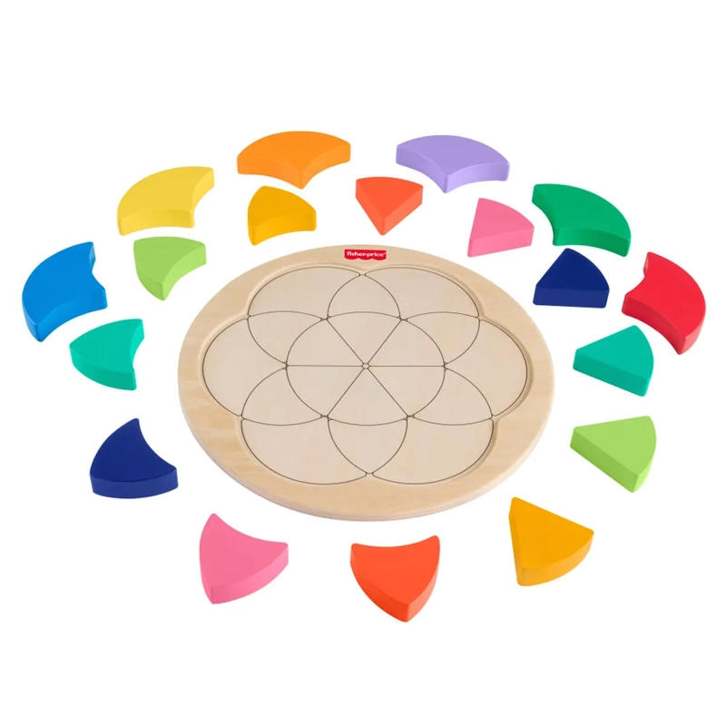 FISHER-PRICE JUGUETE PARA BEBÉS ROMPECABEZAS COLORIDO DE MADERA - 2