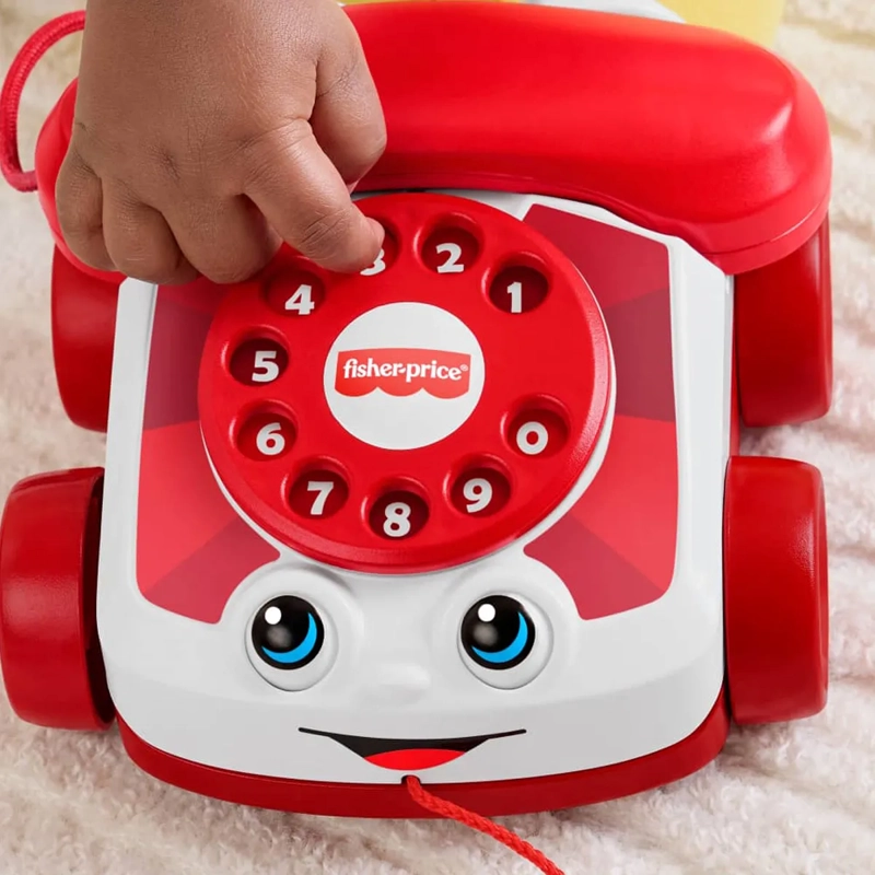 FISHER-PRICE JUGUETE PARA BEBÉS TELÉFONO PARLANCHÍN ROJO - 4