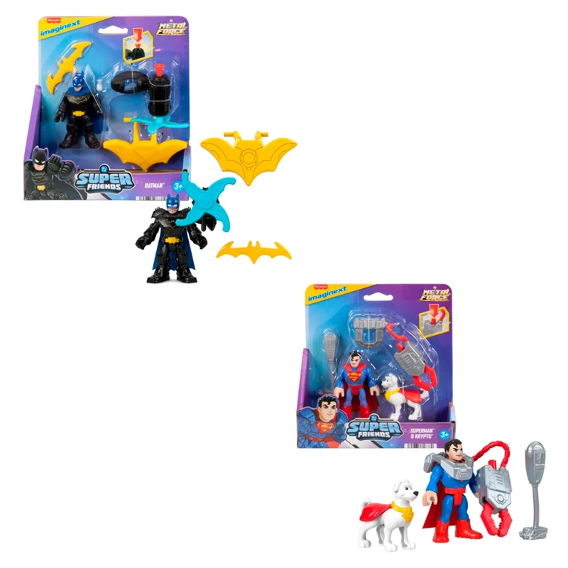 IMAGINEXT DC SUPER FRIENDS FIGURA DE ACCIÓN CON ACCESORIOS - MODELO ALEATORIO - 1