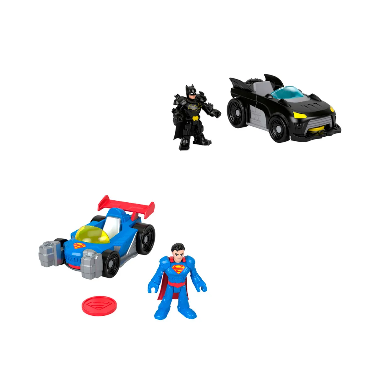 IMAGINEXT DC SUPER FRIENDS SET JUEGO SUPERHÉROE Y VEHÍCULO - 1