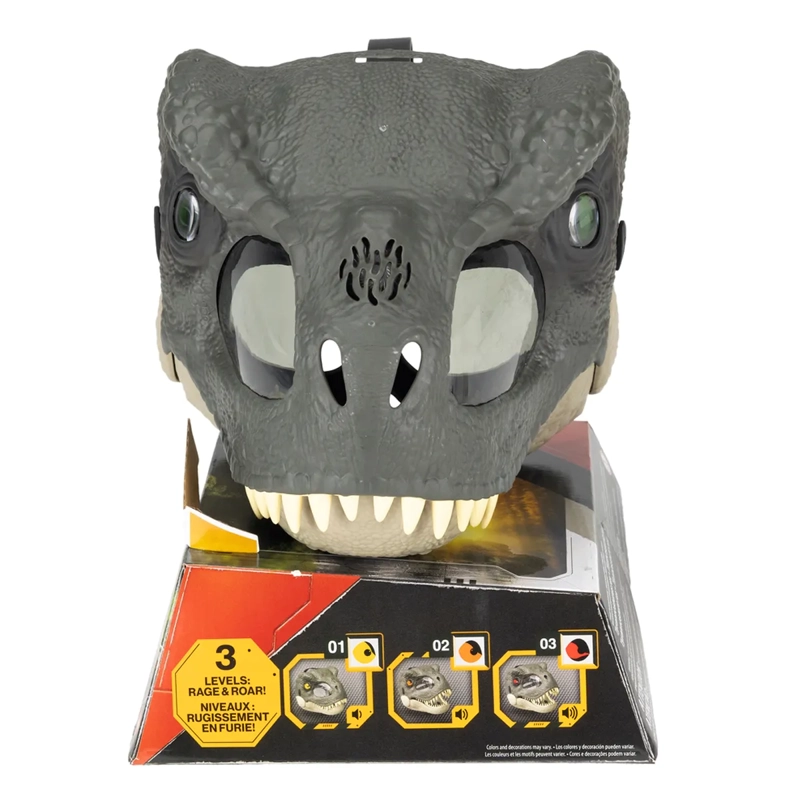 FIGURA DE ACCIÓN JURASSIC WORLD JUGUETE REBIRTH MÁSCARA DELUXE DE DINOSAURIO - 4