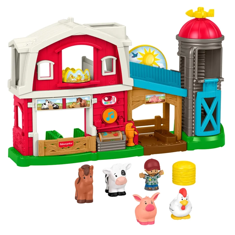 LITTLE PEOPLE JUGUETE PARA BEBÉS ANIMALITOS EN LA GRANJA  - 1
