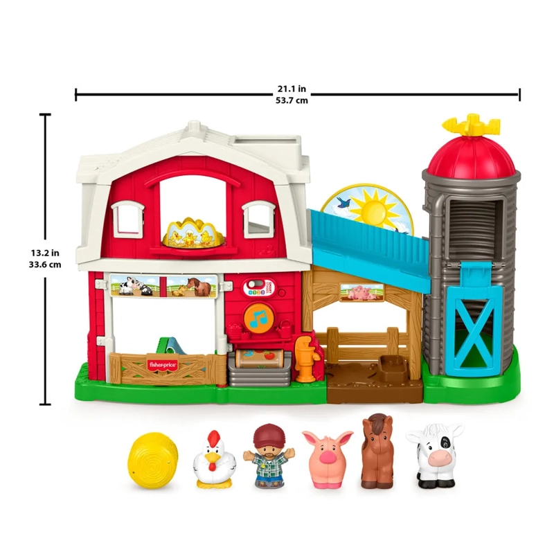 LITTLE PEOPLE JUGUETE PARA BEBÉS ANIMALITOS EN LA GRANJA  - 2