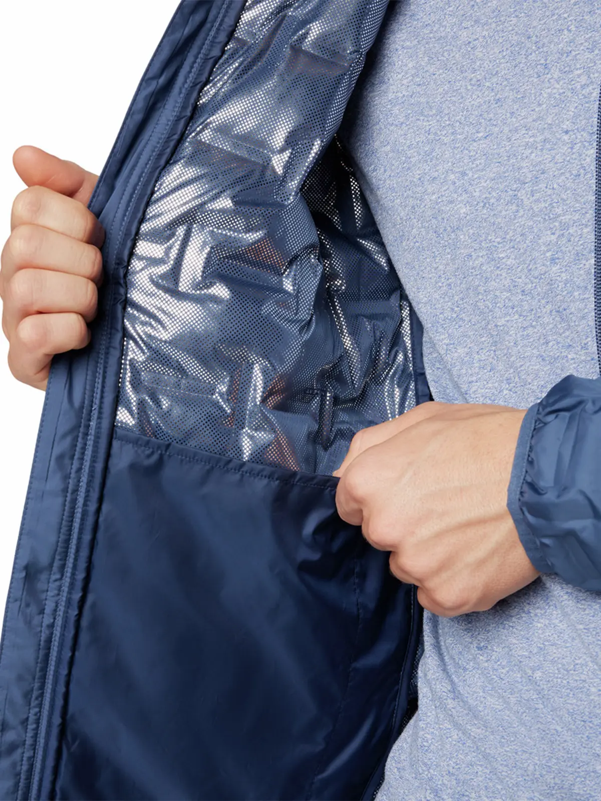 CHAQUETA HOMBRE COLUMBIA AZUL DELTA RIDGE - 3