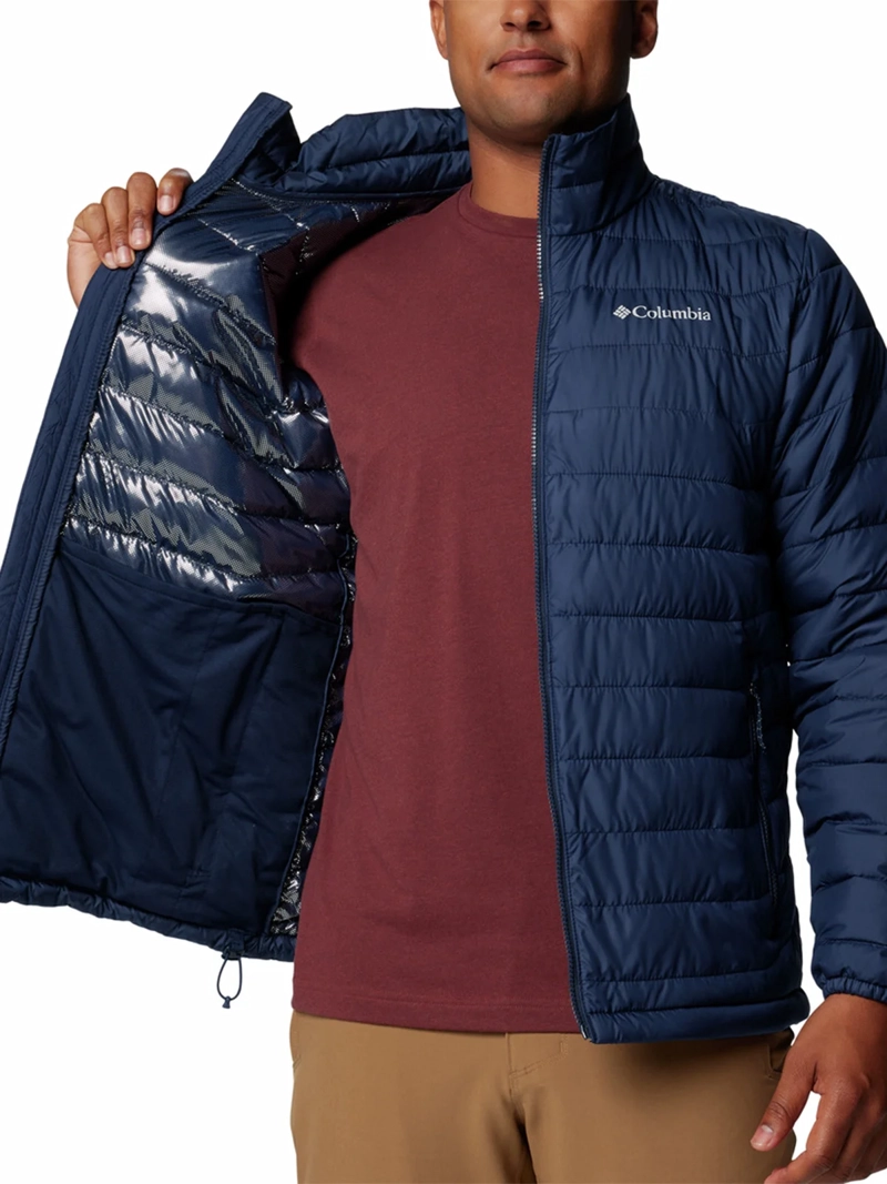 CHAQUETA HOMBRE COLUMBIA POWDER LITE AZUL - 4