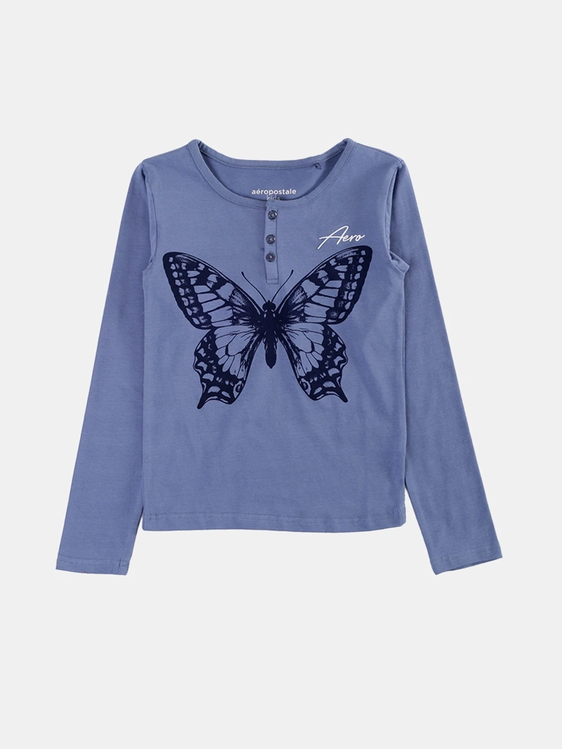 POLERA MANGA LARGA NIÑA AEROPOSTALE