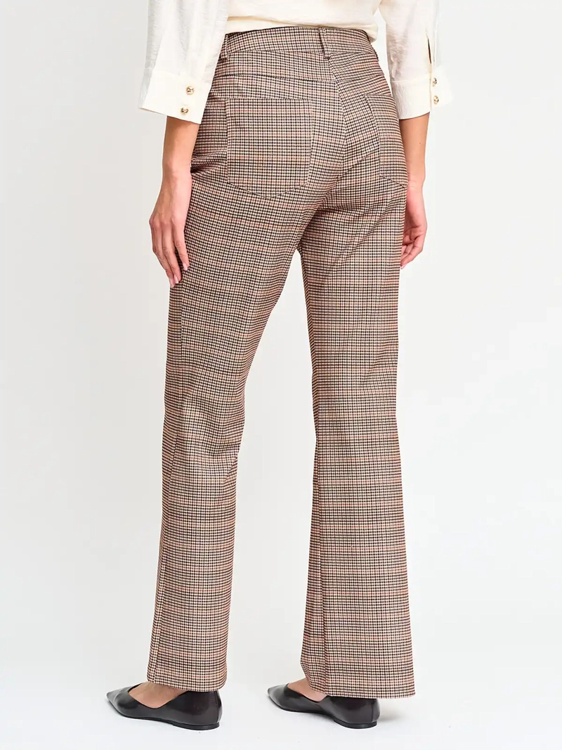 PANTALÓN MUJER CACHAREL FLARE PUNTO ROMA - 2