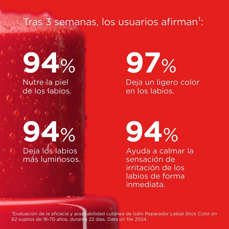 REPARADOR LABIAL ISDIN 4G ROJO - 5