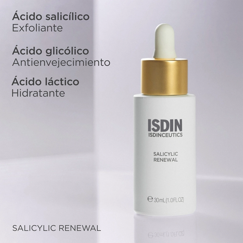 SÉRUM ROSTRO ISDIN 30 ML ANTIIMPERFECCIONES CON ÁCIDO SALICÍLICO Y GLICÓLICO CEUTICS SALICYLIC RENEWAL - 3