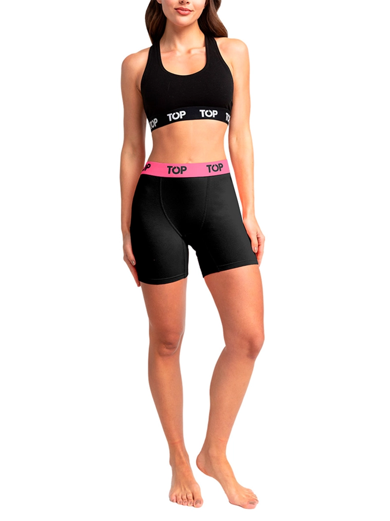 PACK 5 BÓXERS MUJER TOP MULTICOLOR LARGOS M208AP5C2 - 4