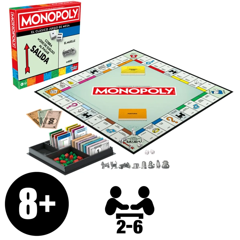 JUEGO DE MESA MONOPOLY CLÁSICO - 7