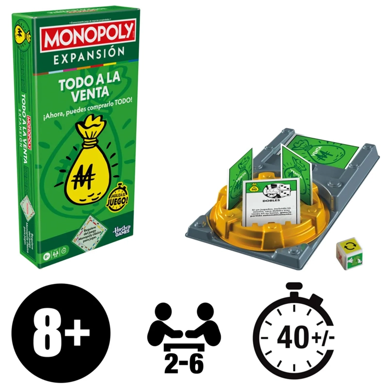JUEGO DE MESA MONOPOLY EXPANSIÓN TODO A LA VENTA - 6