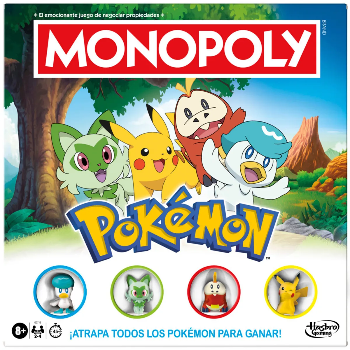 JUEGO DE MESA MONOPOLY POKEMON - 1