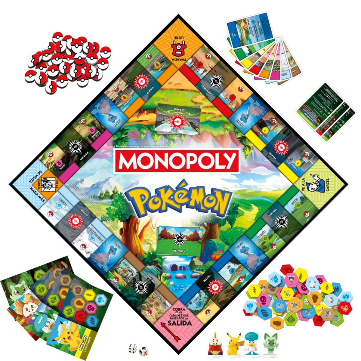 JUEGO DE MESA MONOPOLY POKEMON - 7