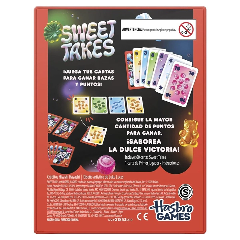 JUEGO DE MESA HASBRO GAMING SWEET TAKES - 4