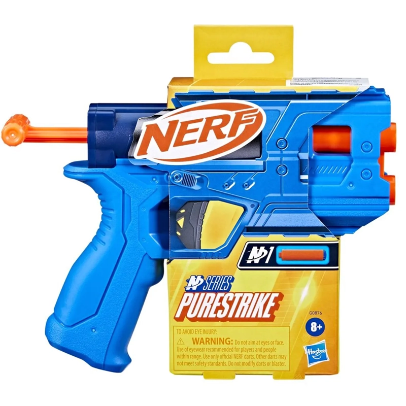 LANZADOR NERF SERIES PURESTRIKE 2 DARDOS - 1