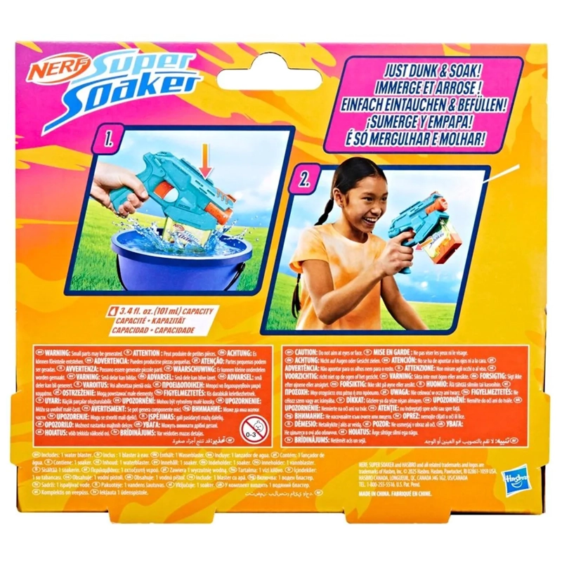 LANZADOR DE AGUA SUPER SOAKER DUNK-FILL MINI - 4