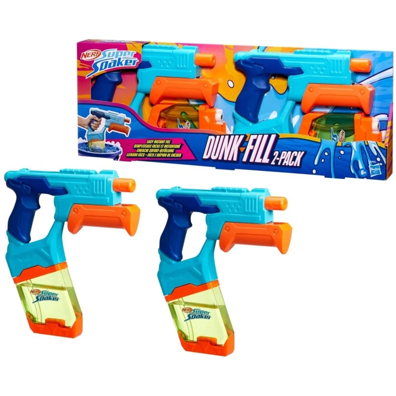 LANZADOR DE AGUA SUPER SOAKER PACK DOBLE DUNK-FILL - 1