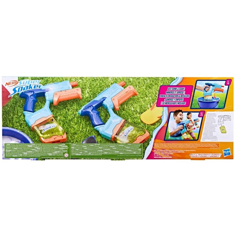 LANZADOR DE AGUA SUPER SOAKER PACK DOBLE DUNK-FILL - 4
