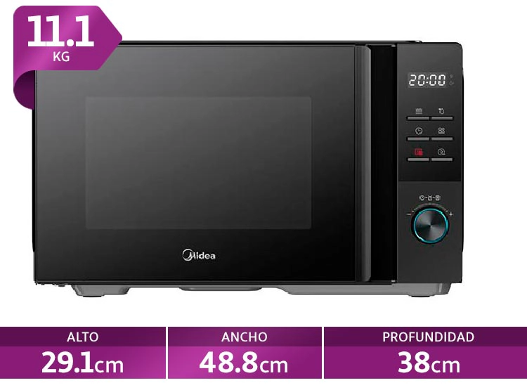 MICROONDAS MIDEA 21 LT MMO20COAA-MPCBK DIGITAL