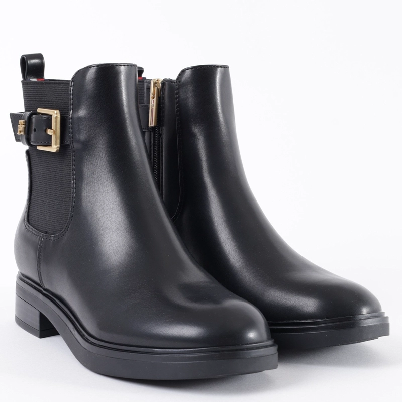 BOTAS MUJER TOMMY HILFIGER NEGRO TWBOOTSP1001 - 2