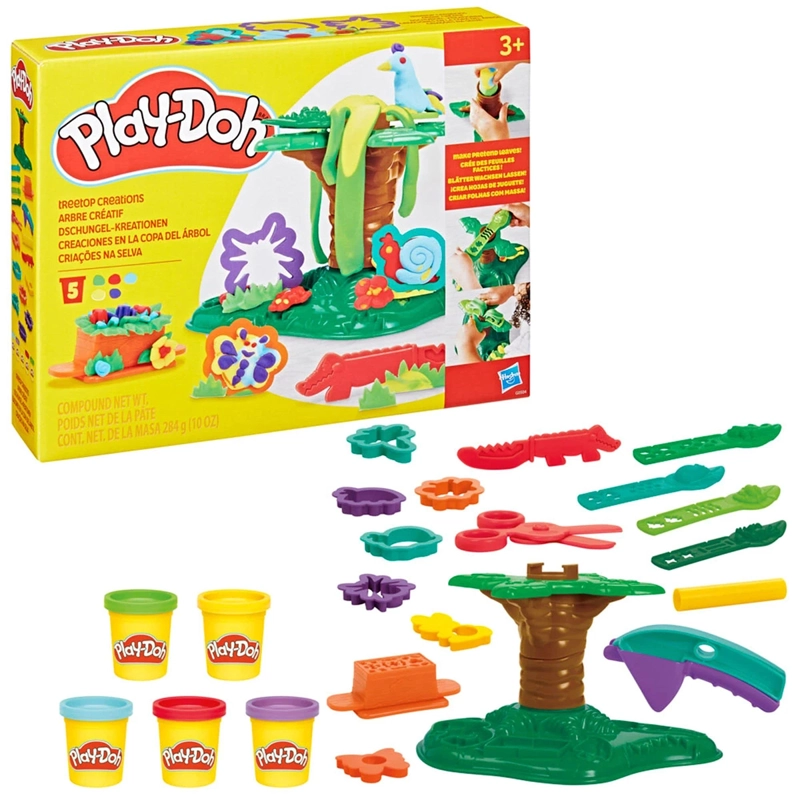 SET DE MASAS MOLDEABLE PLAY-DOH CREACIONES EN LA COPA DEL ÁRBOL - 3