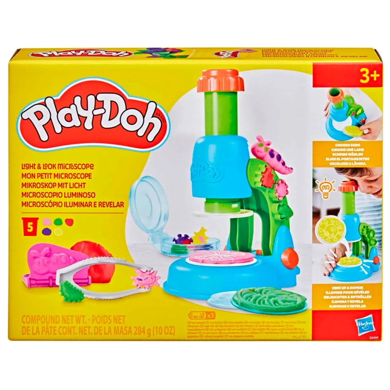 MASAS MOLDEABLES PLAY-DOH MASAS MOLDEABLE PLAY DOH MICROSCOPIO LUMINOSO - 1