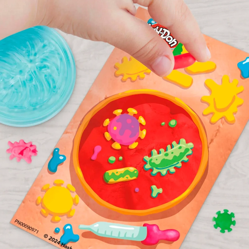 MASAS MOLDEABLES PLAY-DOH MASAS MOLDEABLE PLAY DOH MICROSCOPIO LUMINOSO - 12