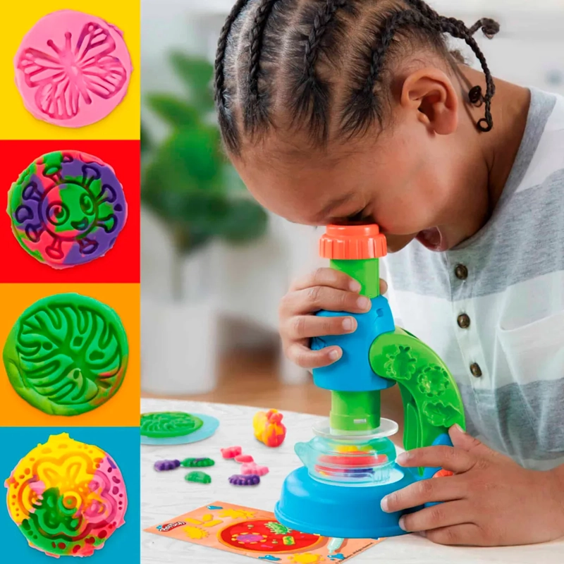 MASAS MOLDEABLES PLAY-DOH MASAS MOLDEABLE PLAY DOH MICROSCOPIO LUMINOSO - 7