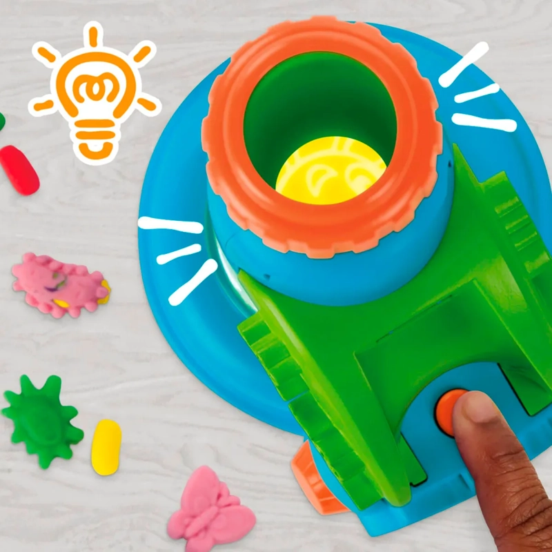MASAS MOLDEABLES PLAY-DOH MASAS MOLDEABLE PLAY DOH MICROSCOPIO LUMINOSO - 10
