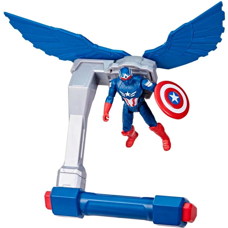 FIGURA DE ACCIÓN CAPITAN AMÉRICA BRAVE NEW WORLD VUELO CONTROLADO - 5