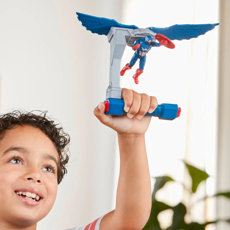 FIGURA DE ACCIÓN CAPITAN AMÉRICA BRAVE NEW WORLD VUELO CONTROLADO - 6