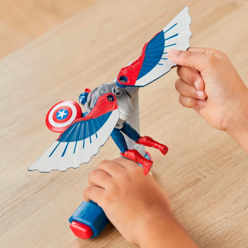 FIGURA DE ACCIÓN CAPITAN AMÉRICA BRAVE NEW WORLD VUELO CONTROLADO - 9