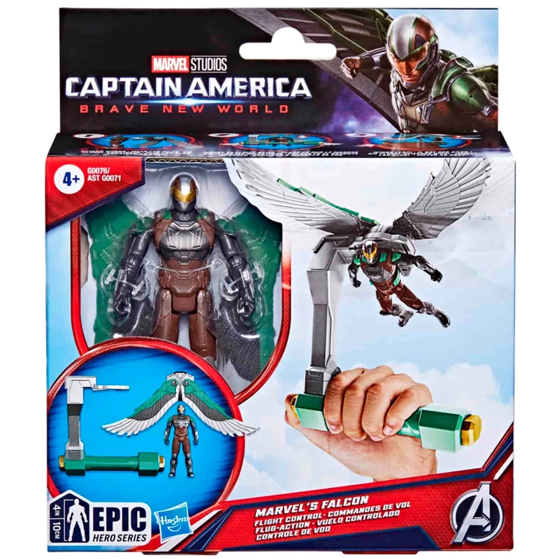 FIGURA DE ACCIÓN CAPITAN AMÉRICA BRAVE NEW WORLD MARVEL’S FALCON VUELO CONTROLADO - 2