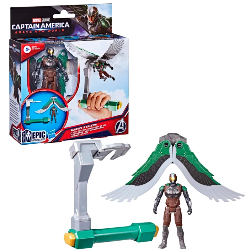 FIGURA DE ACCIÓN CAPITAN AMÉRICA BRAVE NEW WORLD MARVEL’S FALCON VUELO CONTROLADO - 3