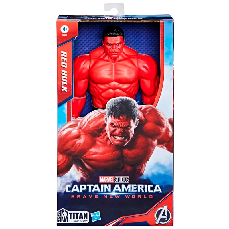 FIGURA DE ACCIÓN CAPITAN AMÉRICA BRAVE NEW WORLD HULK ROJO - 2