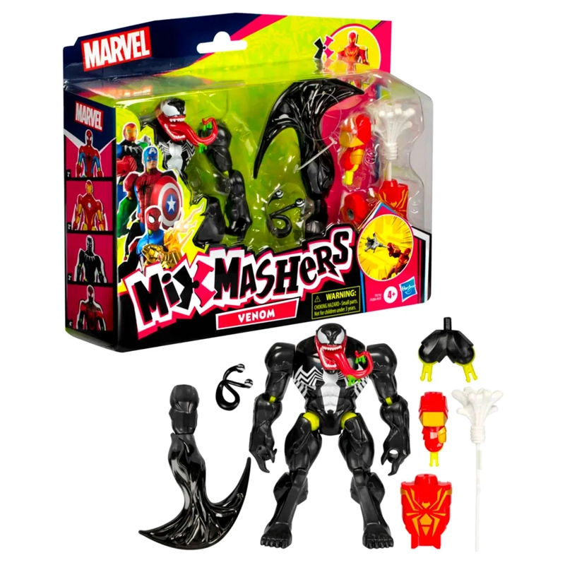 FIGURA DE ACCIÓN SPIDERMAN SPIDER-MAN MIXMACHERS VENOM - 1