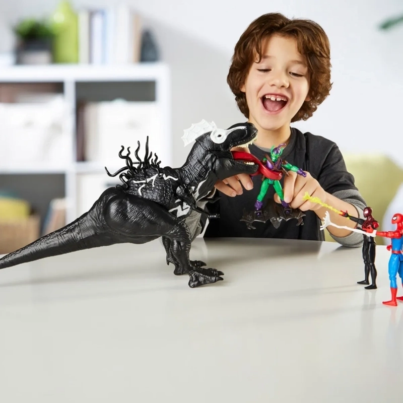 FIGURA DE ACCIÓN SPIDERMAN EPIC WORLD OF ACTION VENOM VERSUS VENOMSAURUS REX - 11